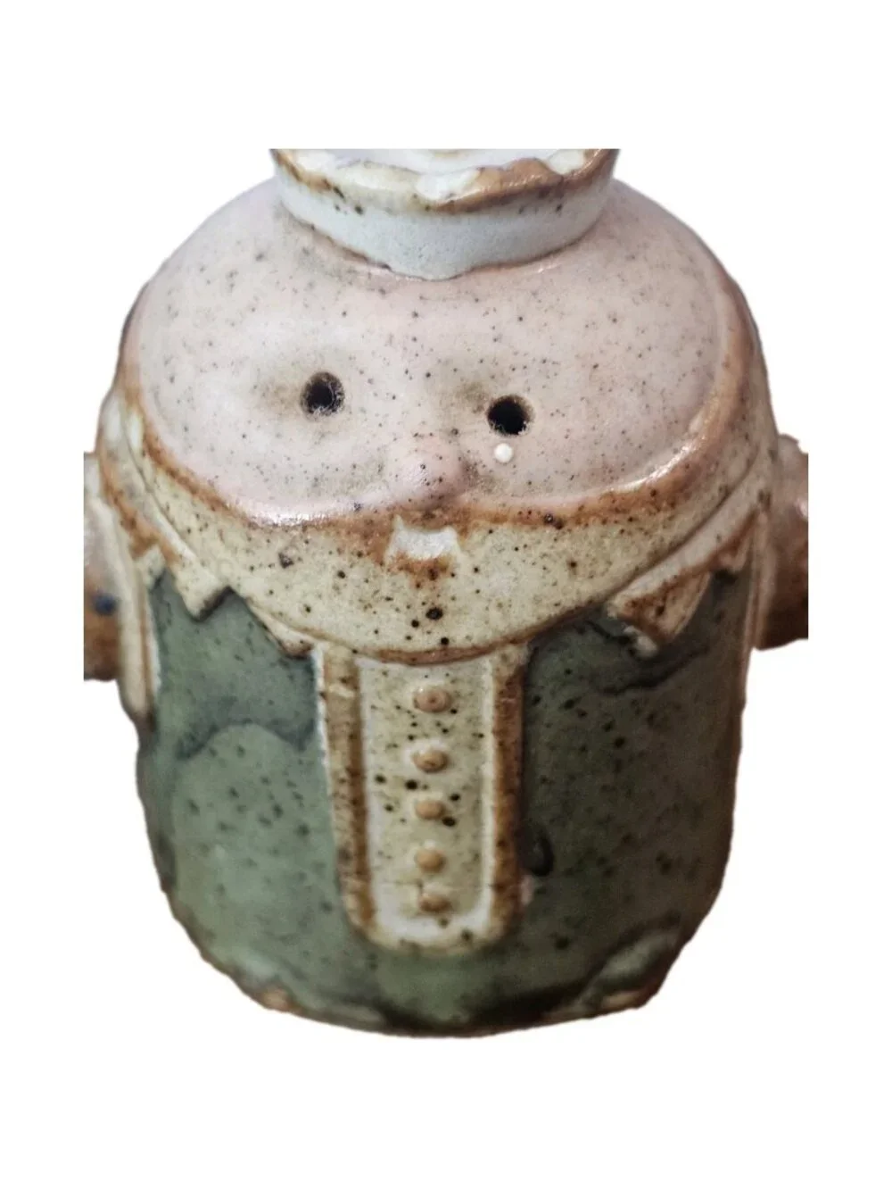 Vintage Knobler King & Queen Salt And Pepper Shakers Stoneware, Made In Japan